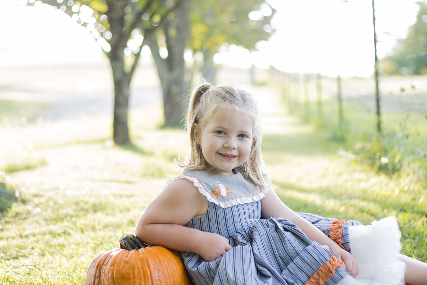Olivia's Eerie-sistible October Pettiskirt dress and blooms-READY TO SHIP