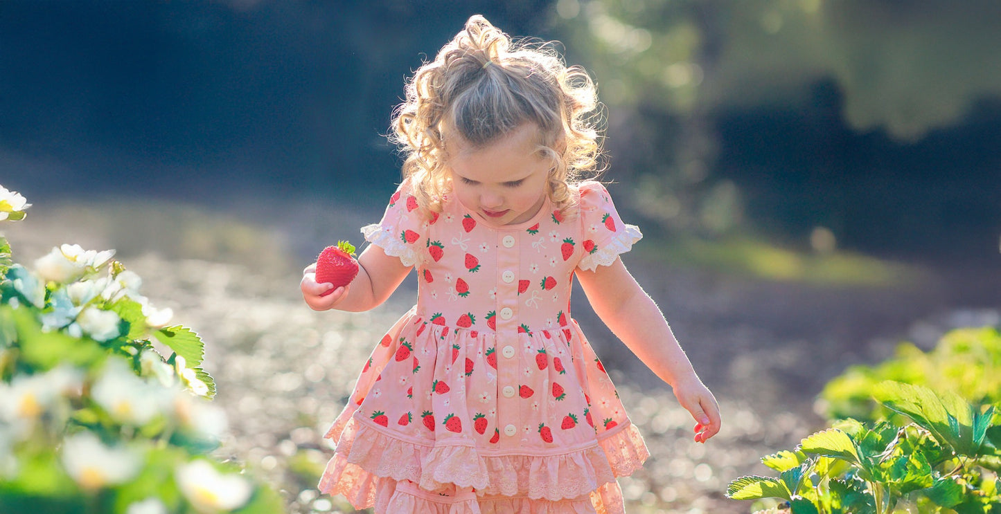 Annie's Berry Bow Bliss Tunic Knit Dress set - PREORDER