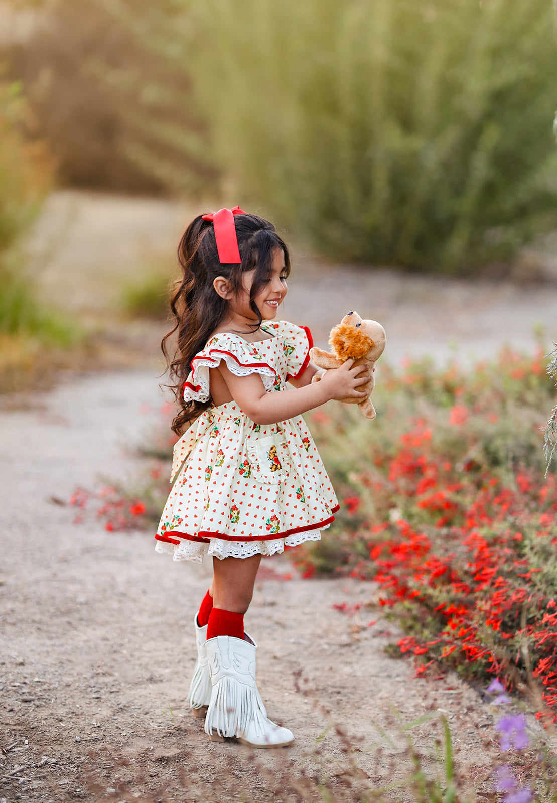 Myla's Puppy Love Pinafore