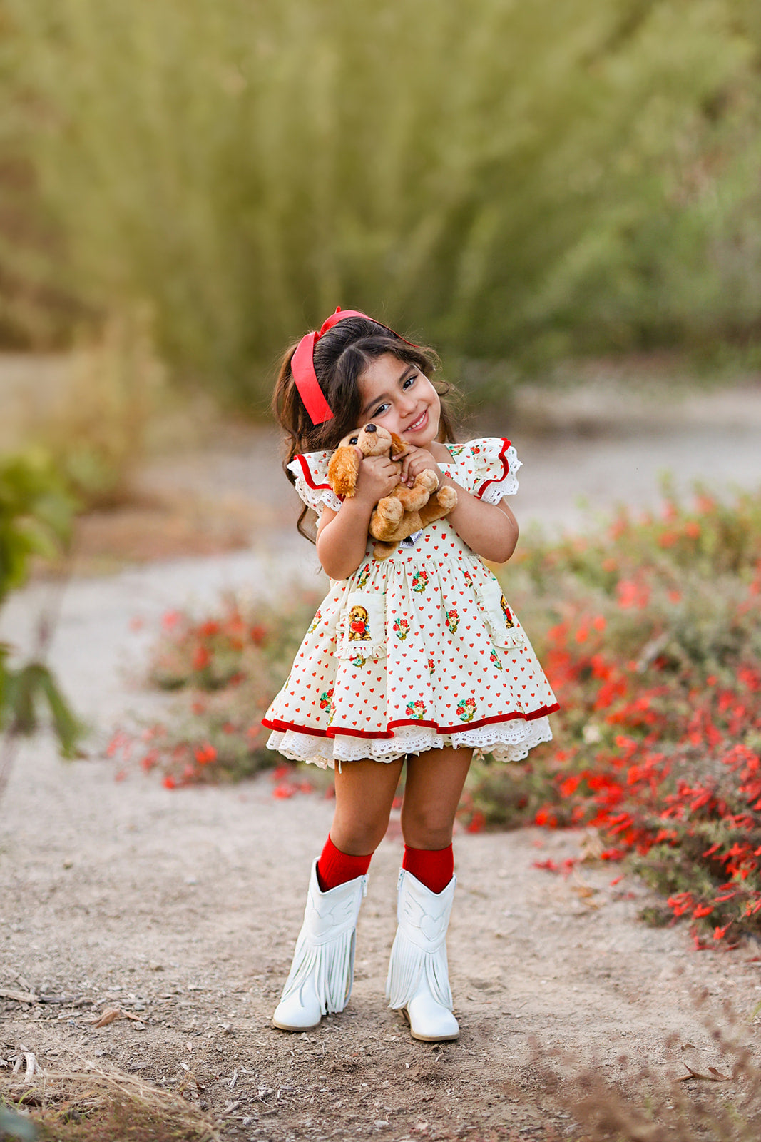 Myla's Puppy Love Pinafore