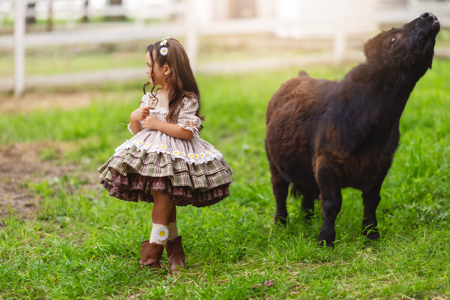 Highland Honey Pettiskirt Dress and Blooms - PREORDER