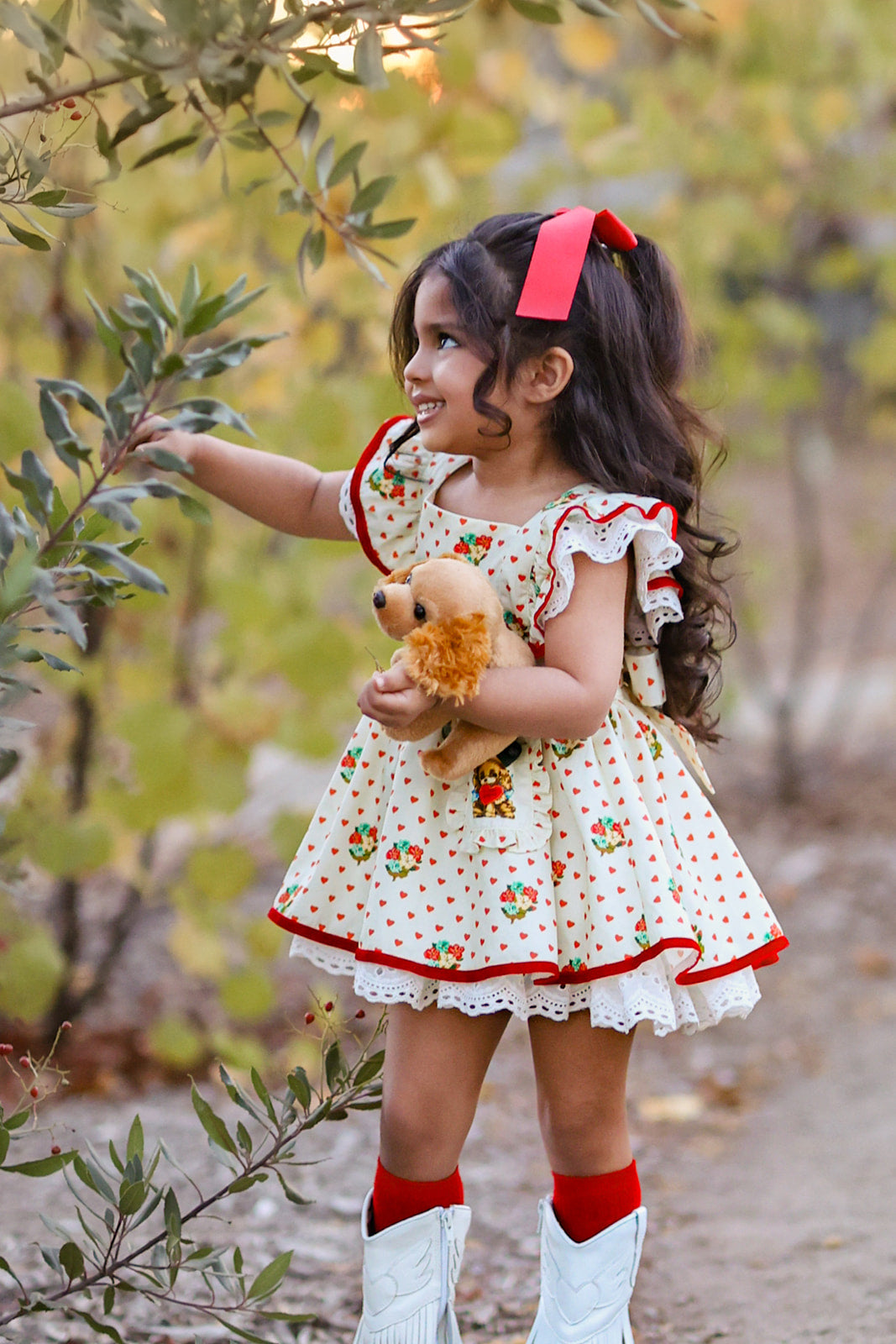 Myla's Puppy Love Pinafore