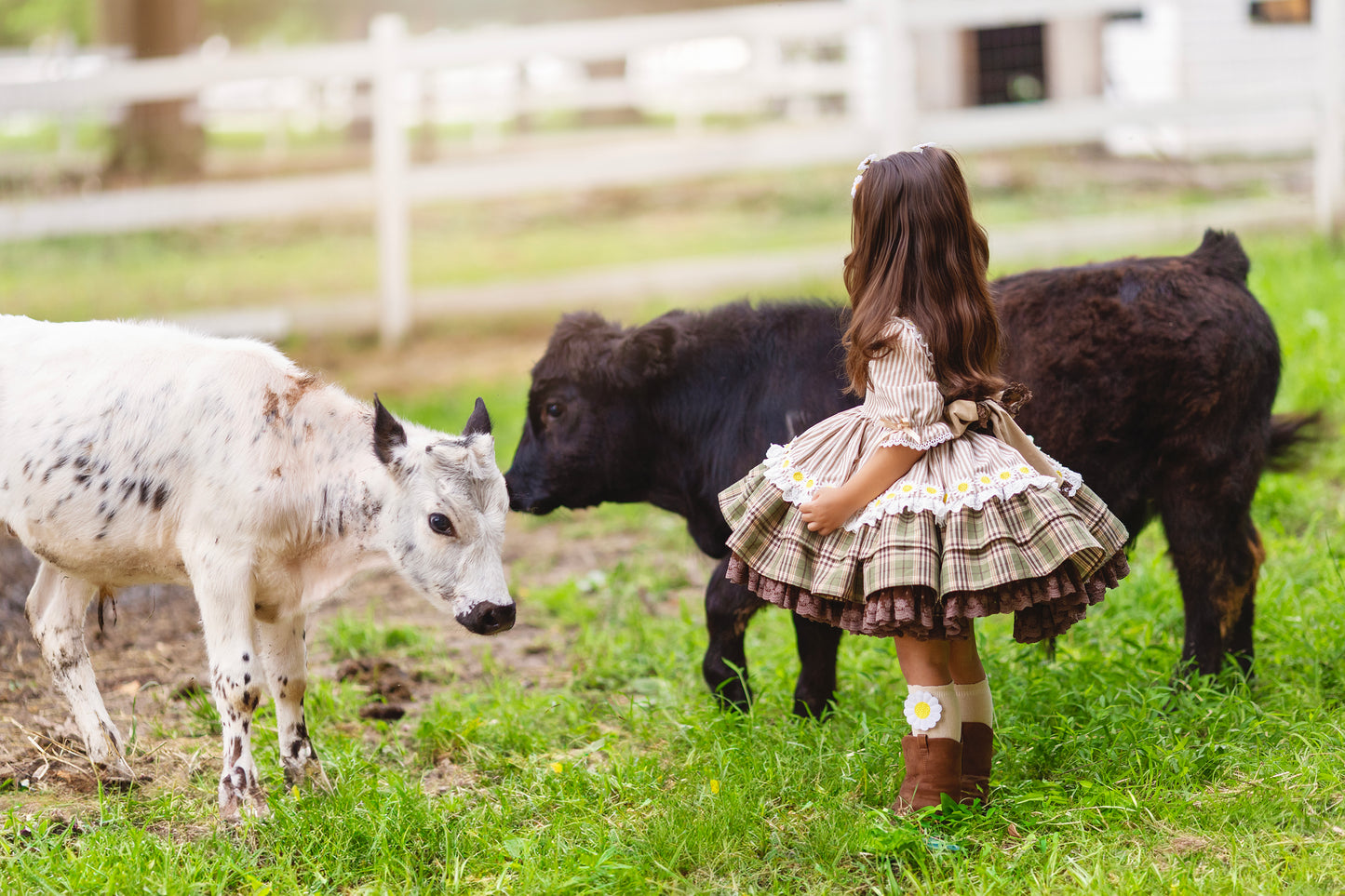 Highland Honey Pettiskirt Dress and Blooms - PREORDER