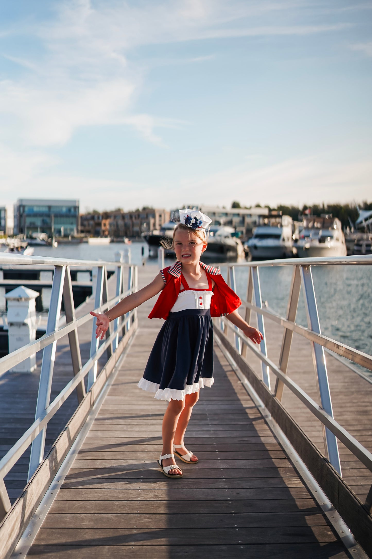 Rosalie's Seaside Adventure Dress and Vest set