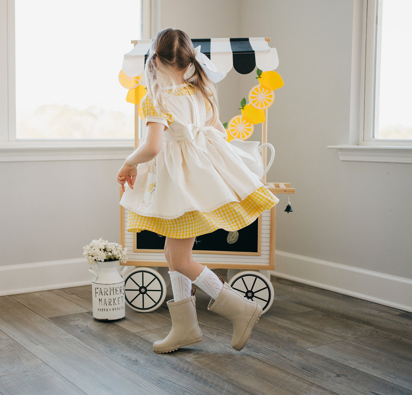 Simply Zestful Lemon Dress - Ready to Ship