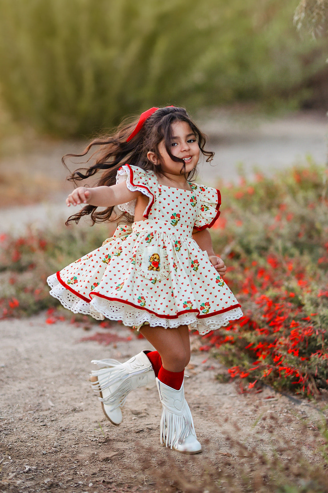 Myla's Puppy Love Pinafore