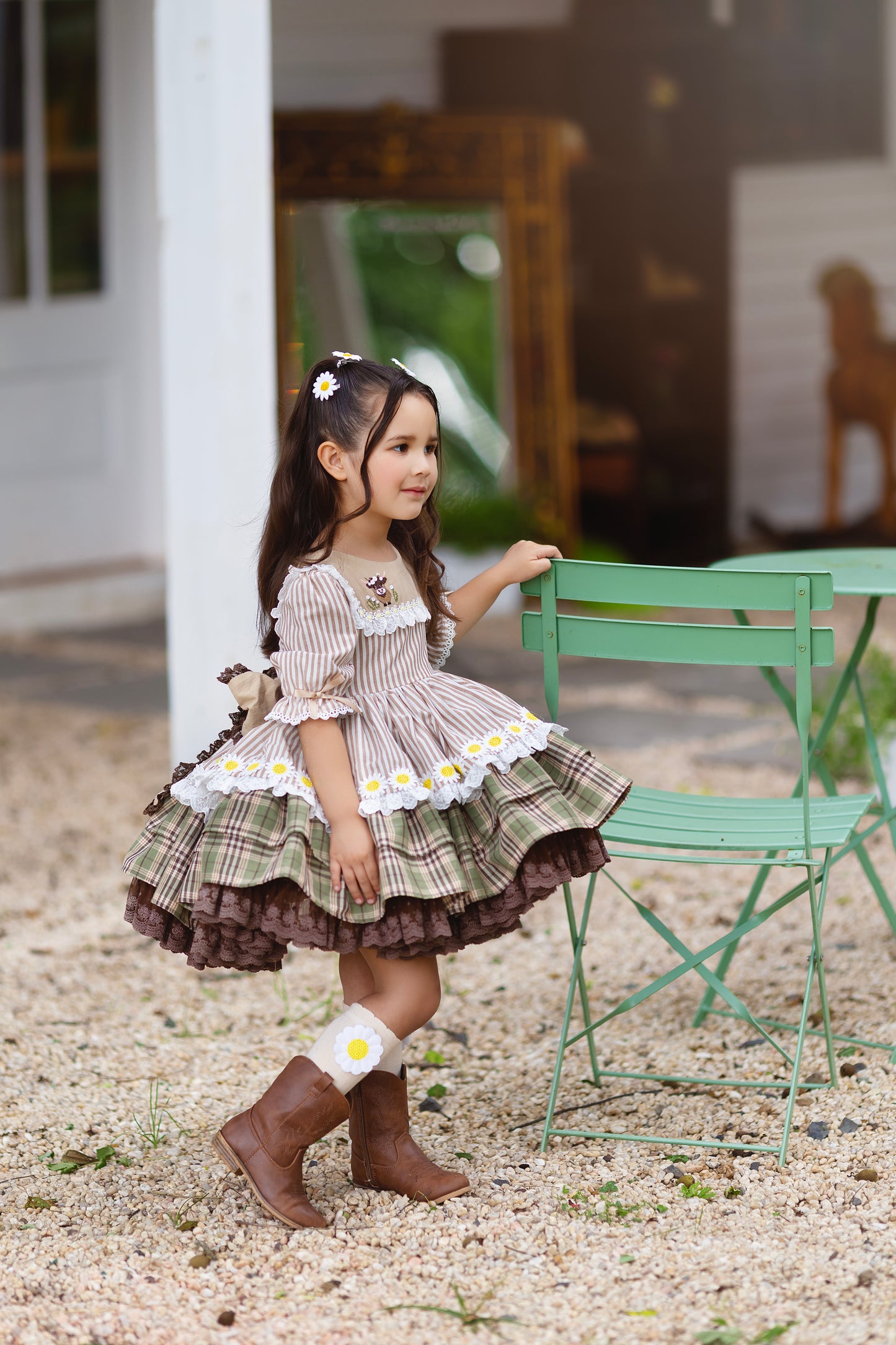 Highland Honey Pettiskirt Dress and Blooms - PREORDER