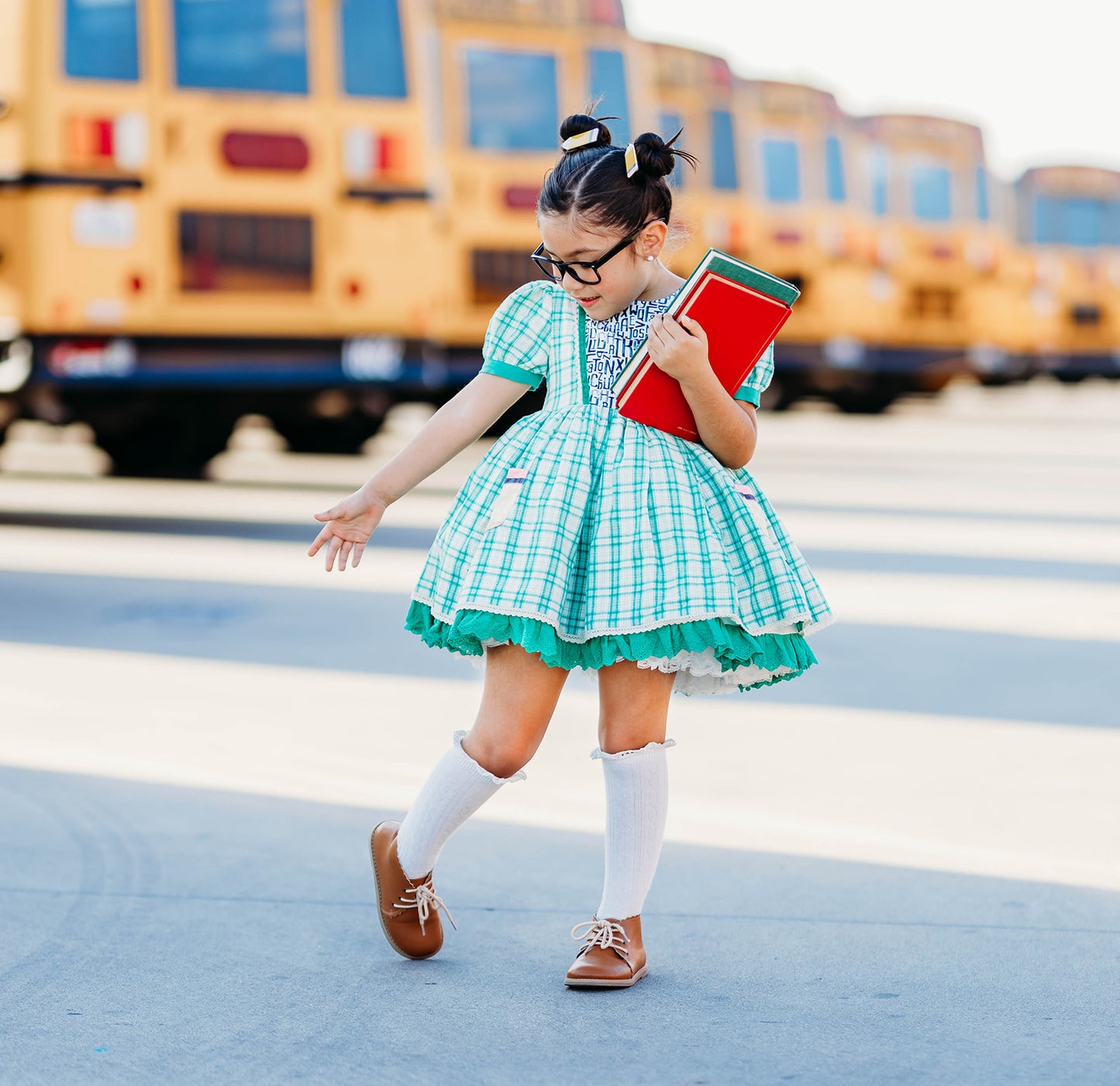 Aleiza's On Point Plaid Pettitskirt Dress