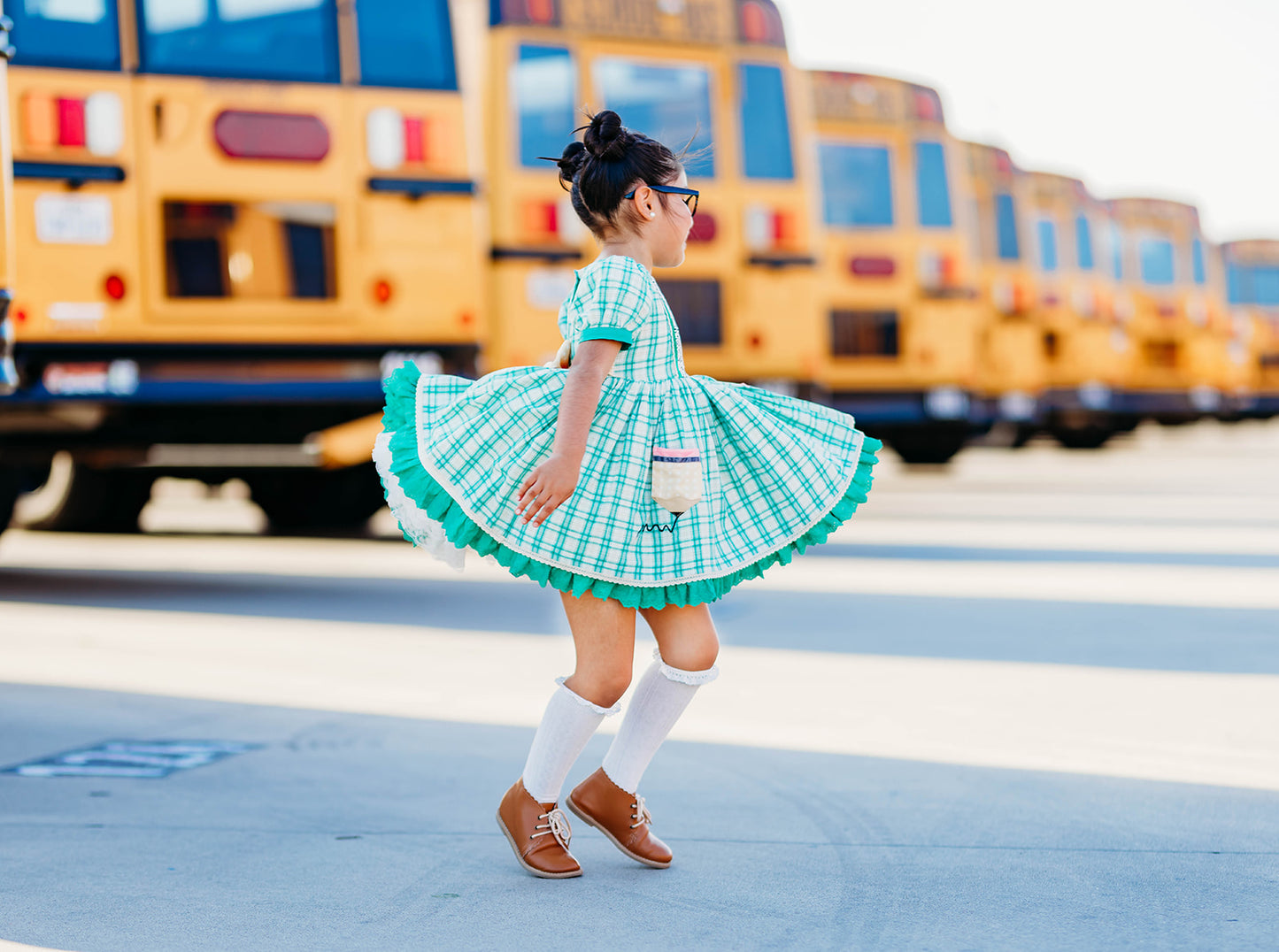 Aleiza's On Point Plaid Pettitskirt Dress