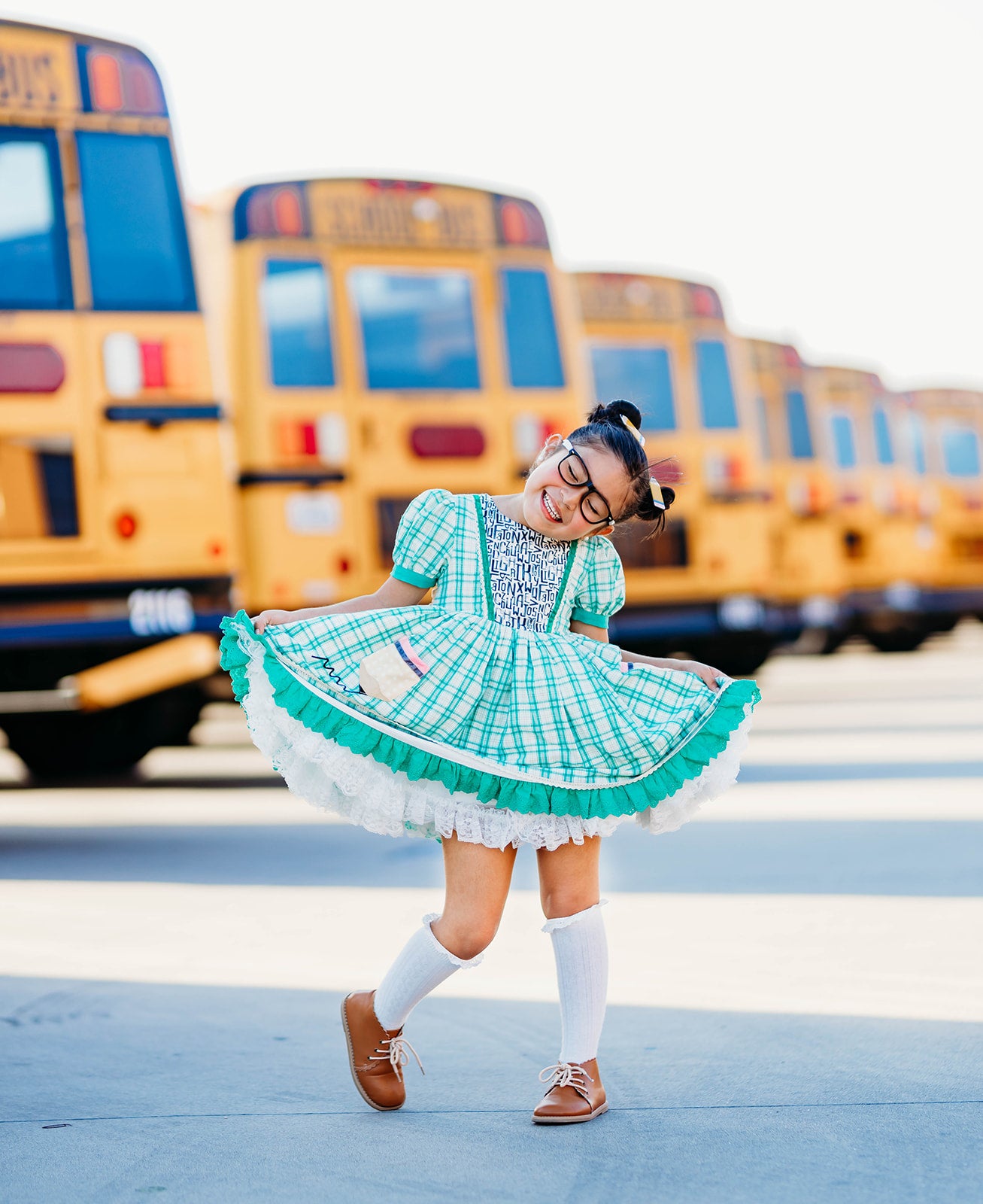 Aleiza's On Point Plaid Pettitskirt Dress