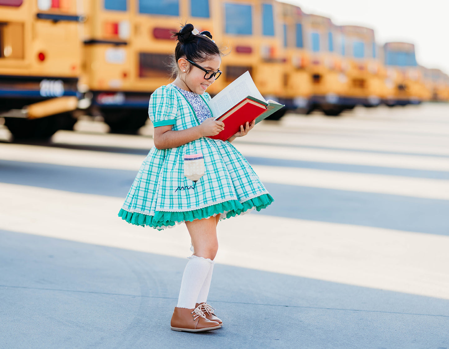 Aleiza's On Point Plaid Pettitskirt Dress