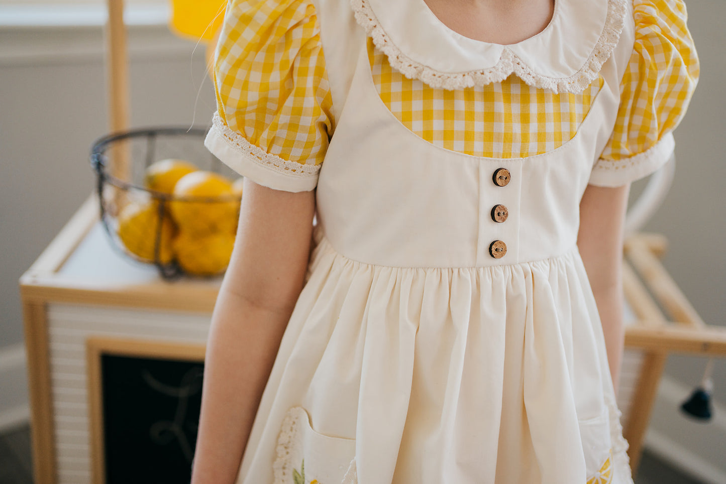 Simply Zestful Lemon Dress - Ready to Ship