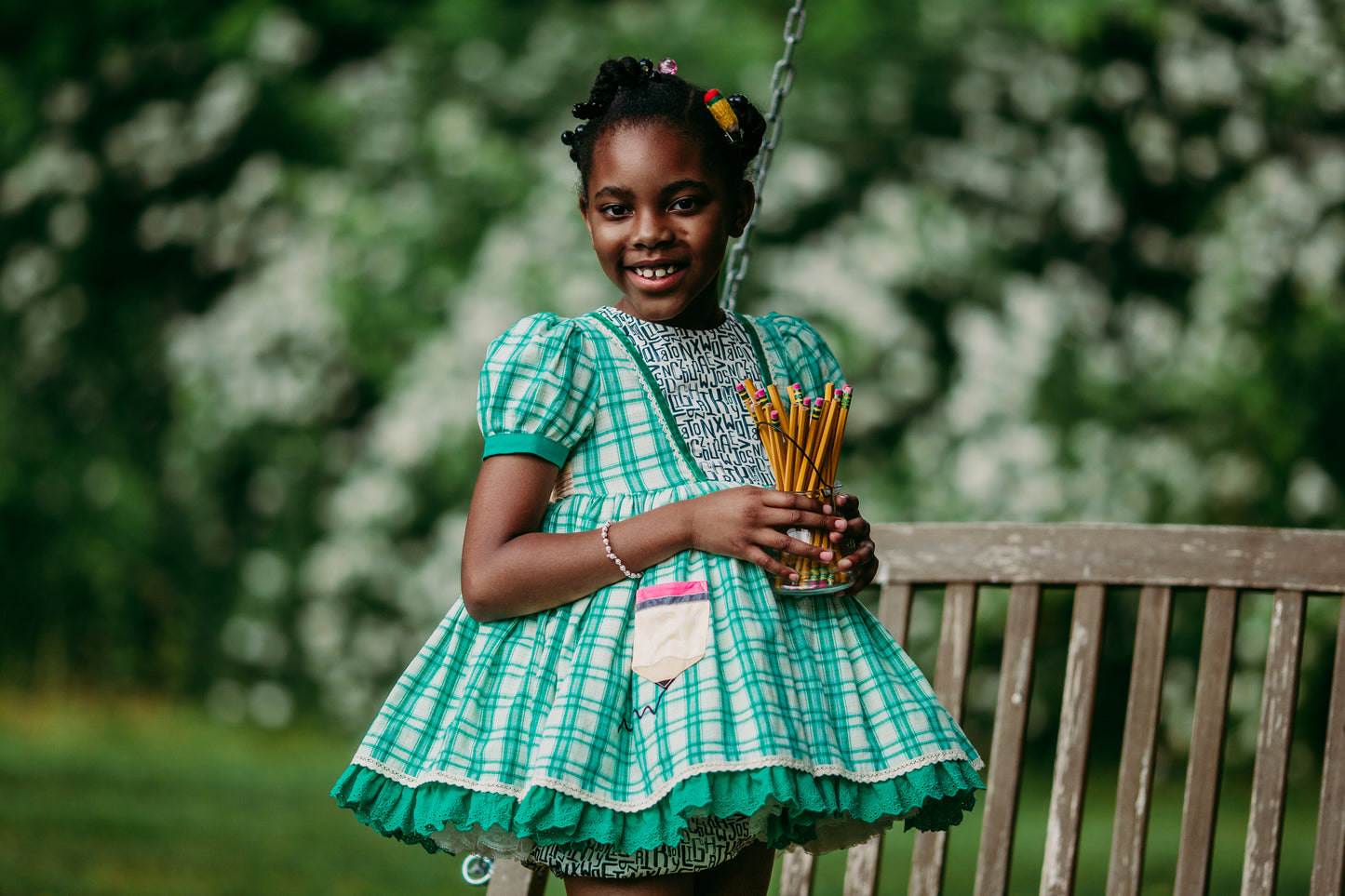 Aleiza's On Point Plaid Pettitskirt Dress