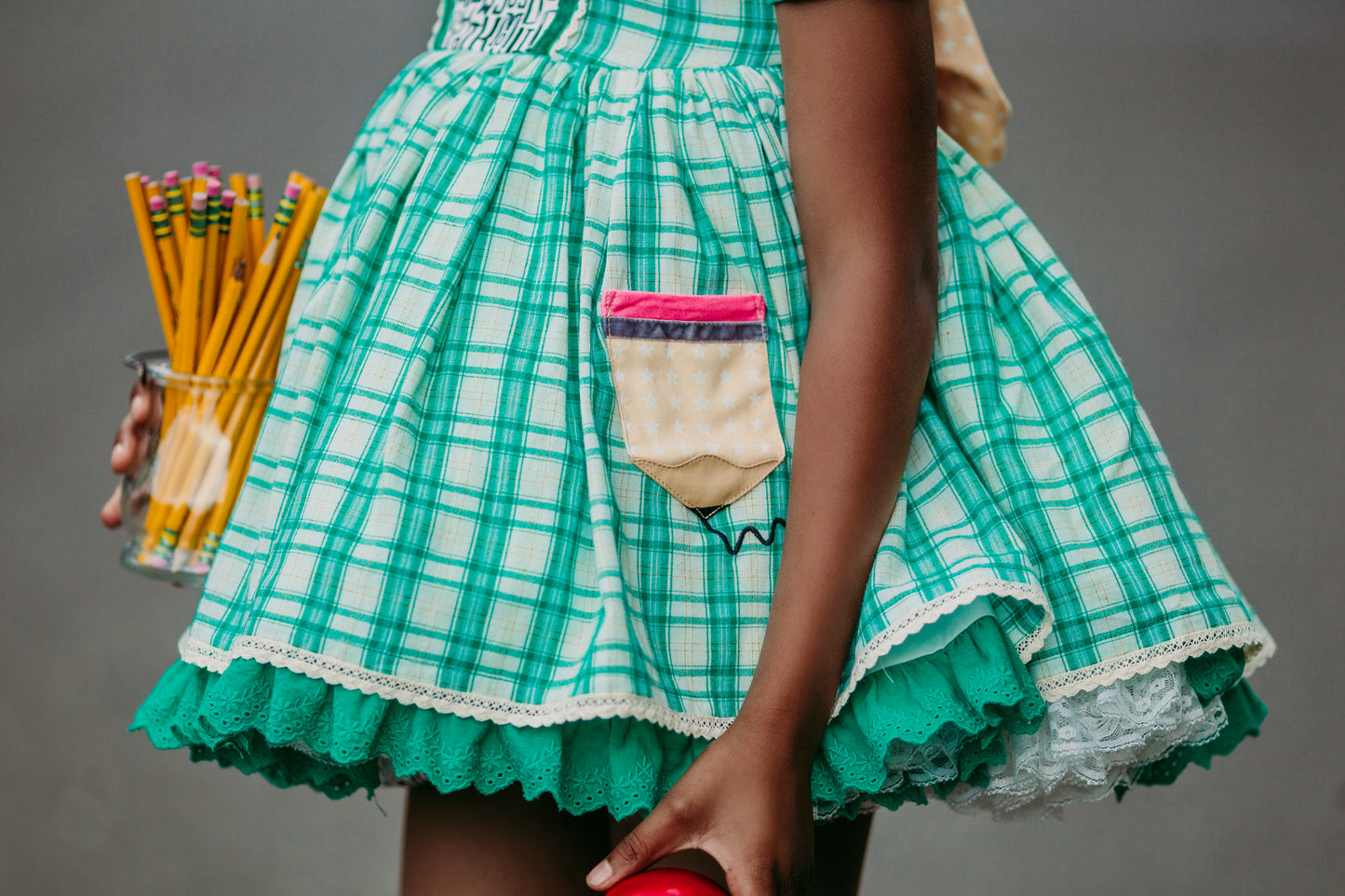 Aleiza's On Point Plaid Pettitskirt Dress