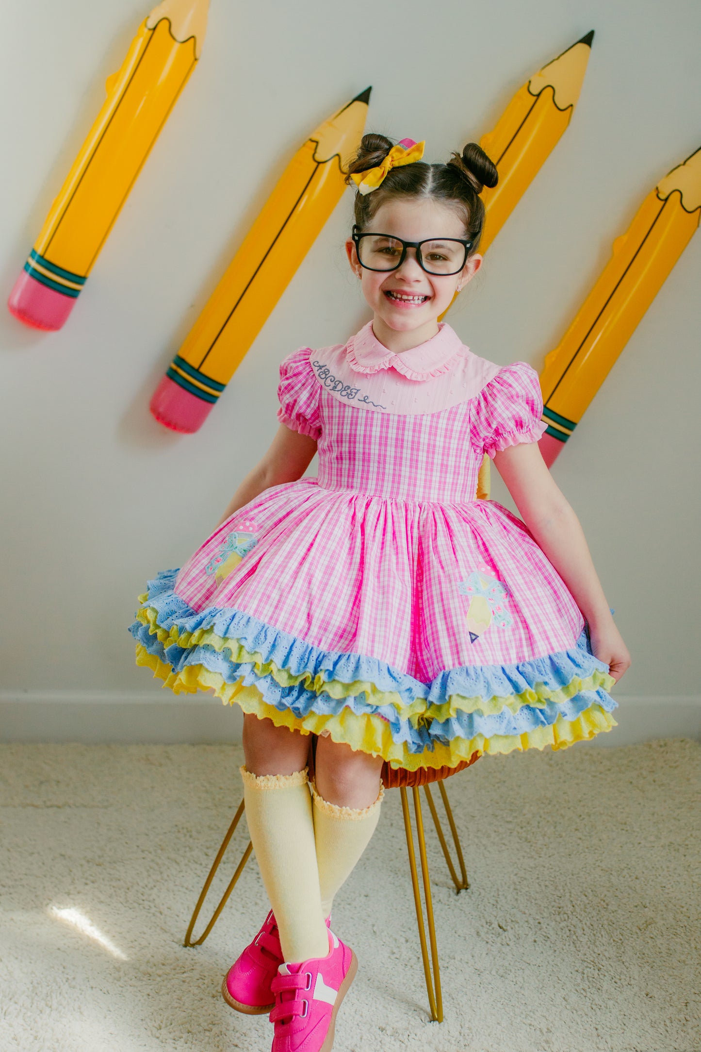 Waverli's Study Hall Sweetheart Back to School Dress PREORDER