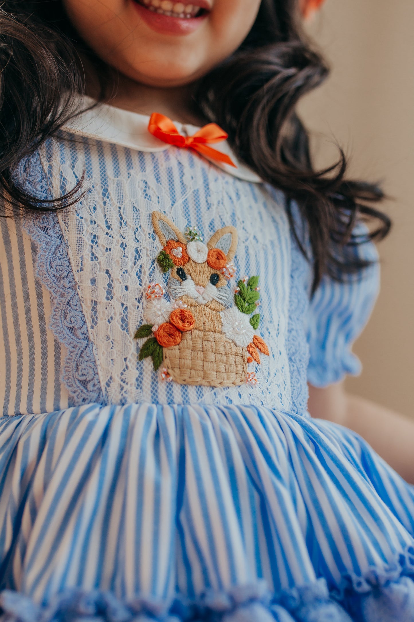 Luna's Bluebell Bunny Pettiskirt Dress and Bloomers - PREORDER