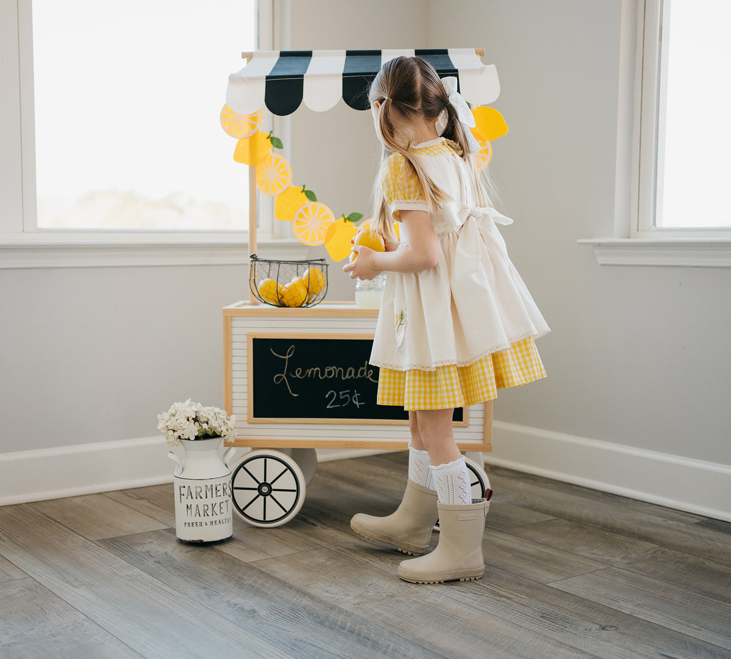 Simply Zestful Lemon Dress - Ready to Ship
