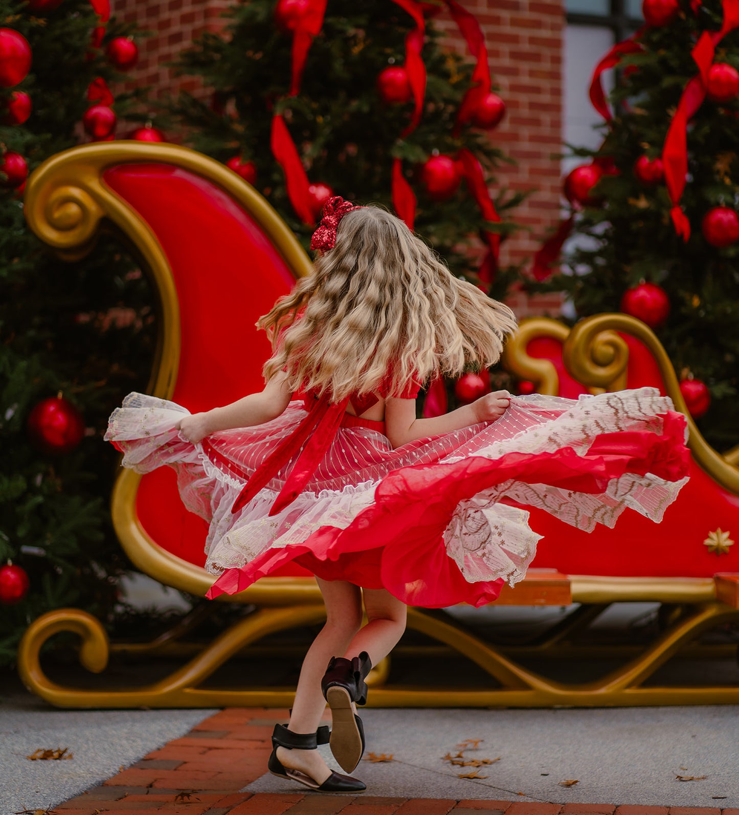 Madeline's Enchanted Ruby Holiday dress - READY TO SHIP