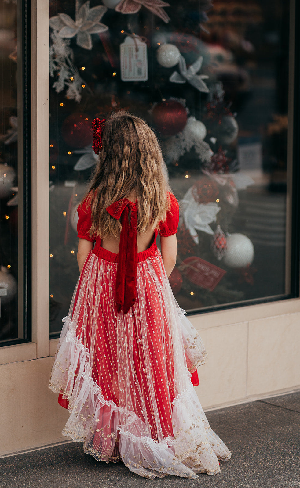 Madeline's Enchanted Ruby Holiday dress - READY TO SHIP
