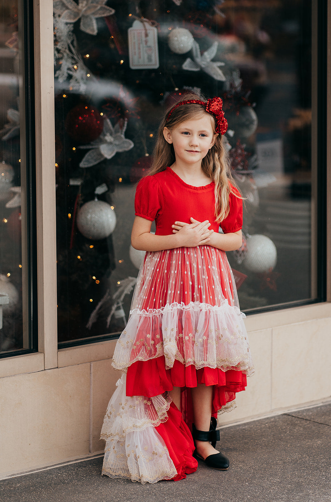Madeline's Enchanted Ruby Holiday dress - READY TO SHIP