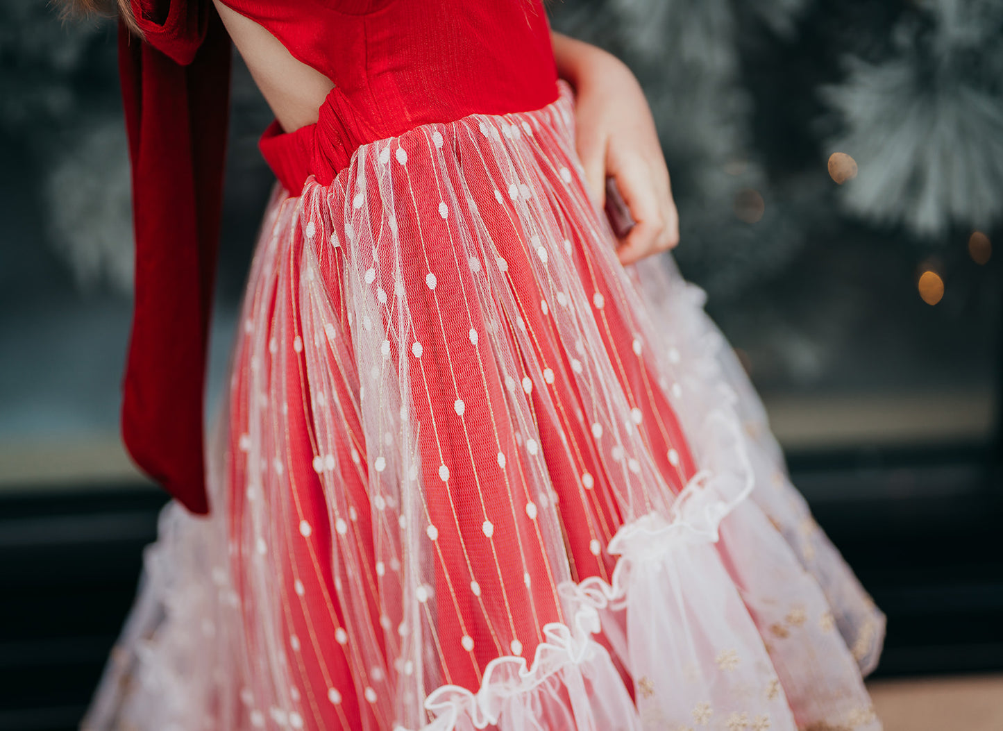 Madeline's Enchanted Ruby Holiday dress - READY TO SHIP