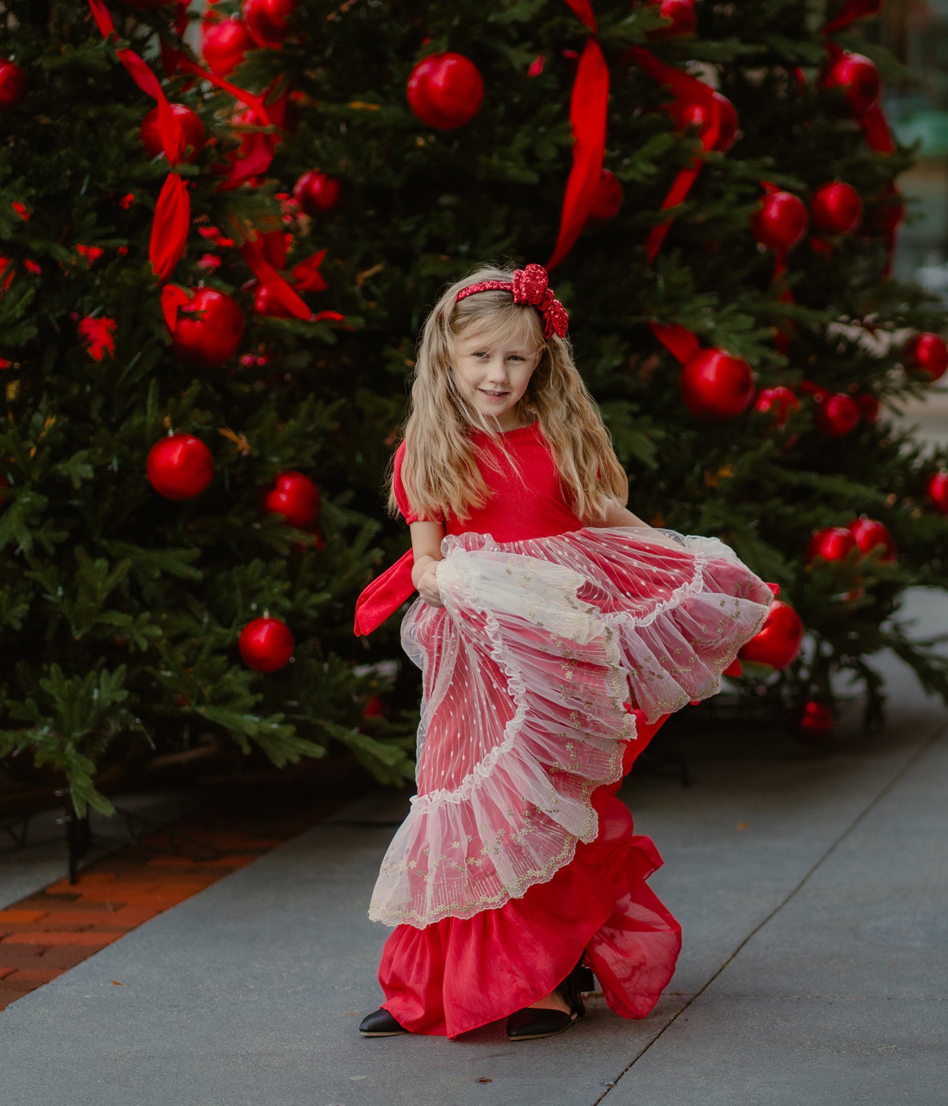 Madeline's Enchanted Ruby Holiday dress - READY TO SHIP