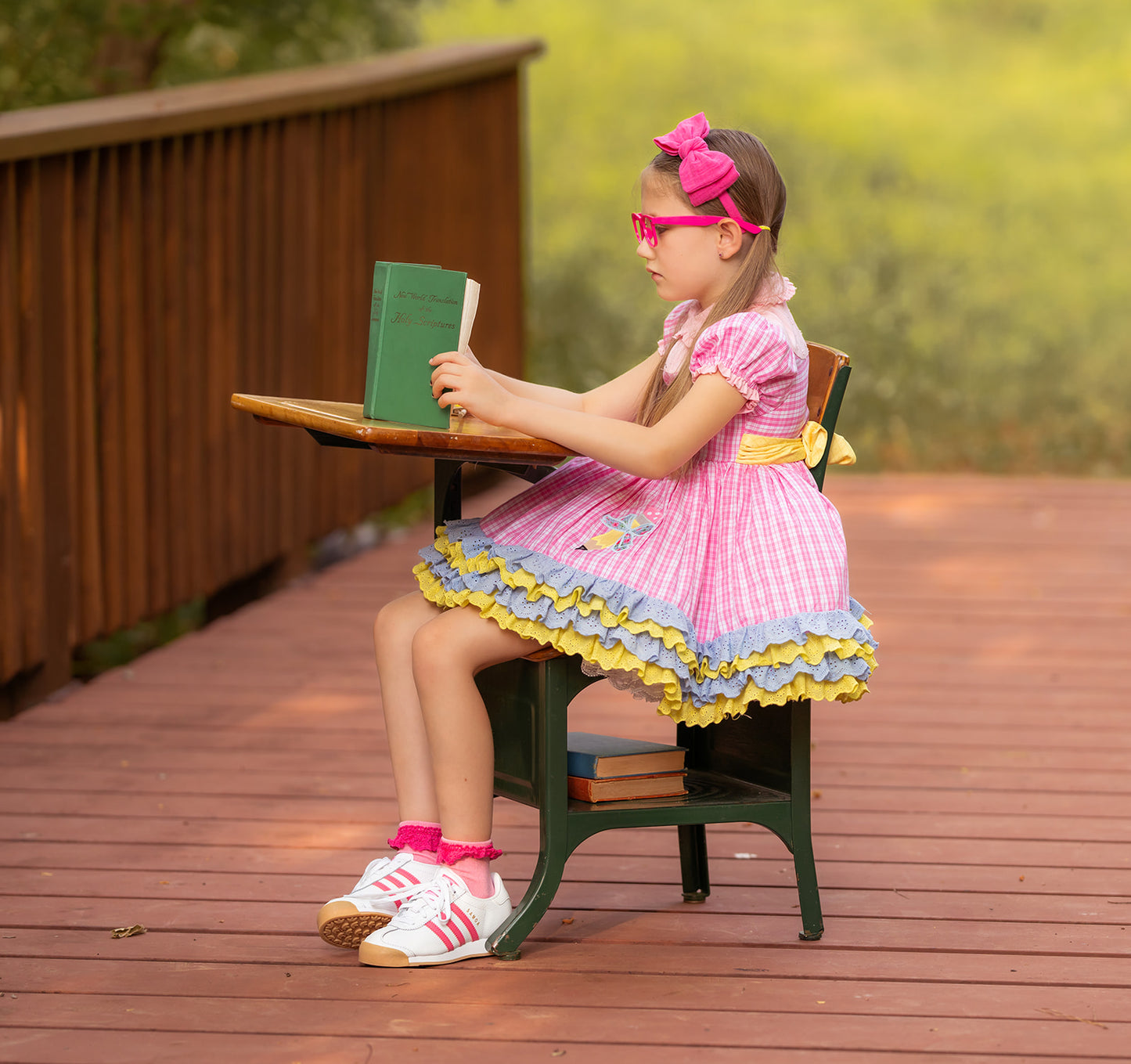 Waverli's Study Hall Sweetheart Back to School Dress PREORDER