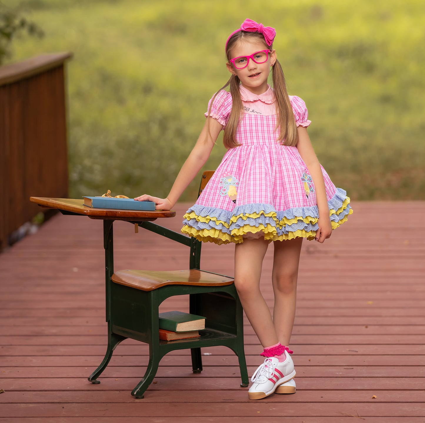 Waverli's Study Hall Sweetheart Back to School Dress PREORDER