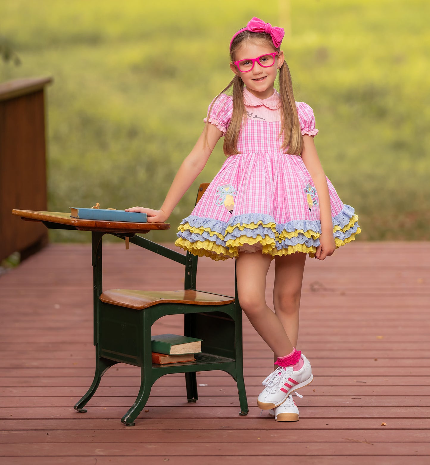 Waverli's Study Hall Sweetheart Back to School Dress PREORDER