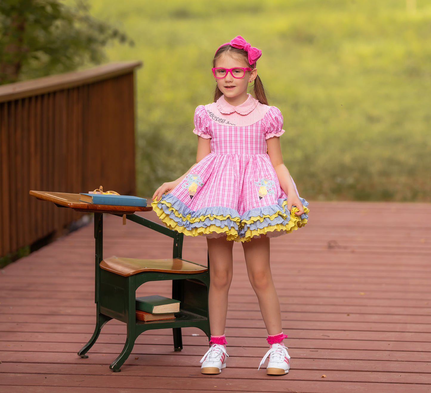 Waverli's Study Hall Sweetheart Back to School Dress PREORDER