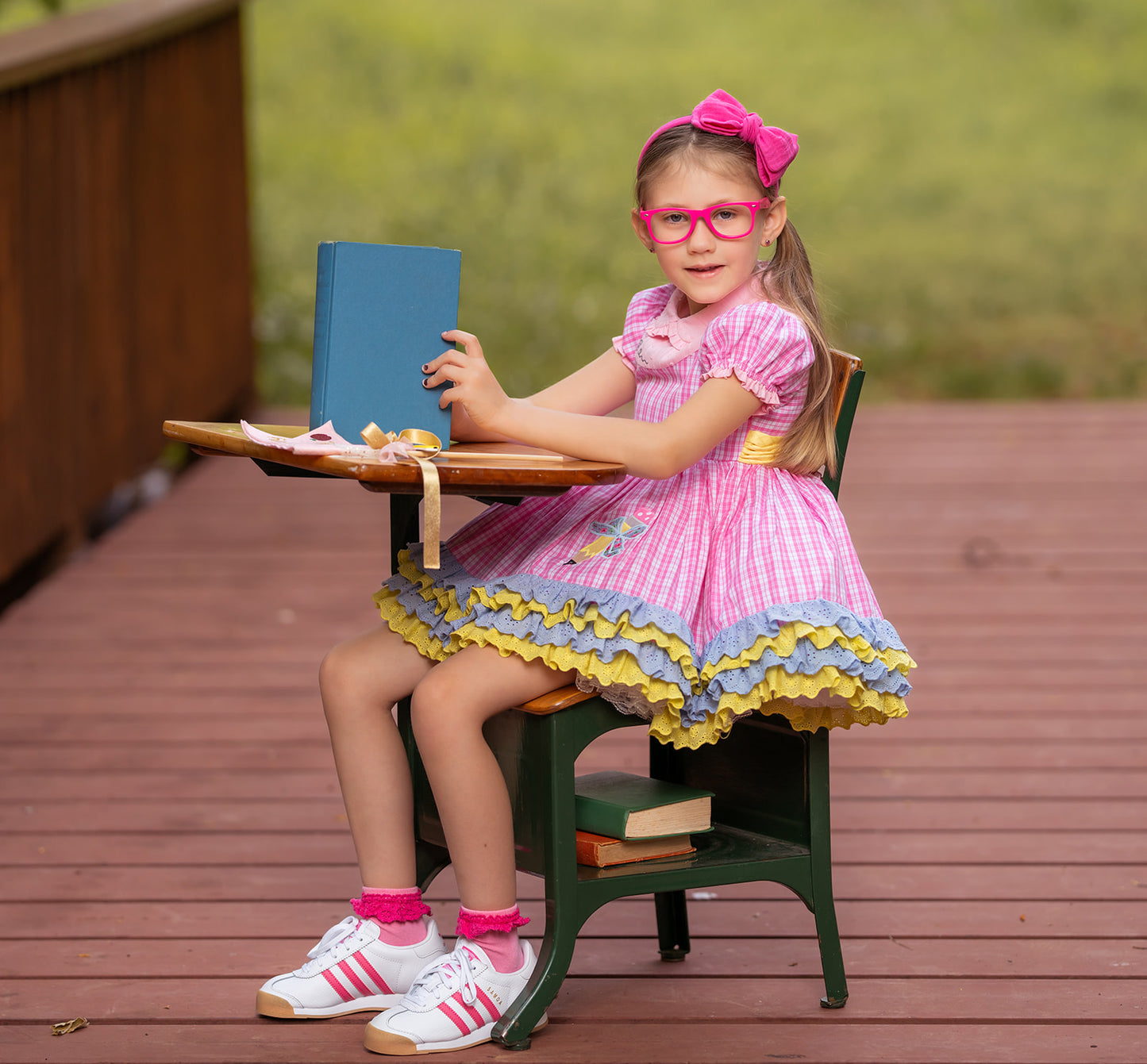 Waverli's Study Hall Sweetheart Back to School Dress PREORDER