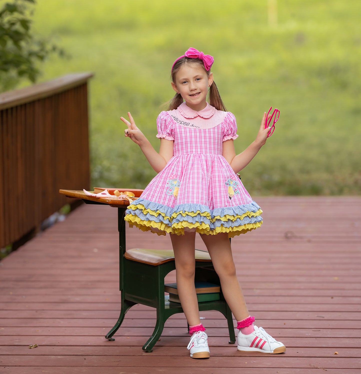 Waverli's Study Hall Sweetheart Back to School Dress PREORDER