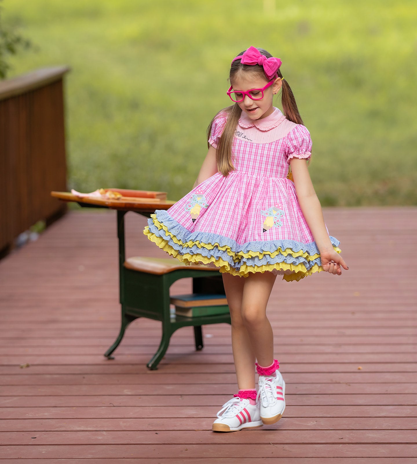 Waverli's Study Hall Sweetheart Back to School Dress PREORDER