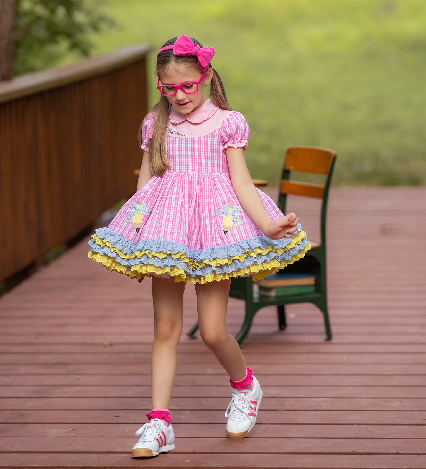 Waverli's Study Hall Sweetheart Back to School Dress PREORDER