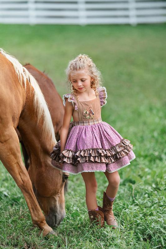 Wildflower Ranch Pettiskirt Dress - READY TO SHIP