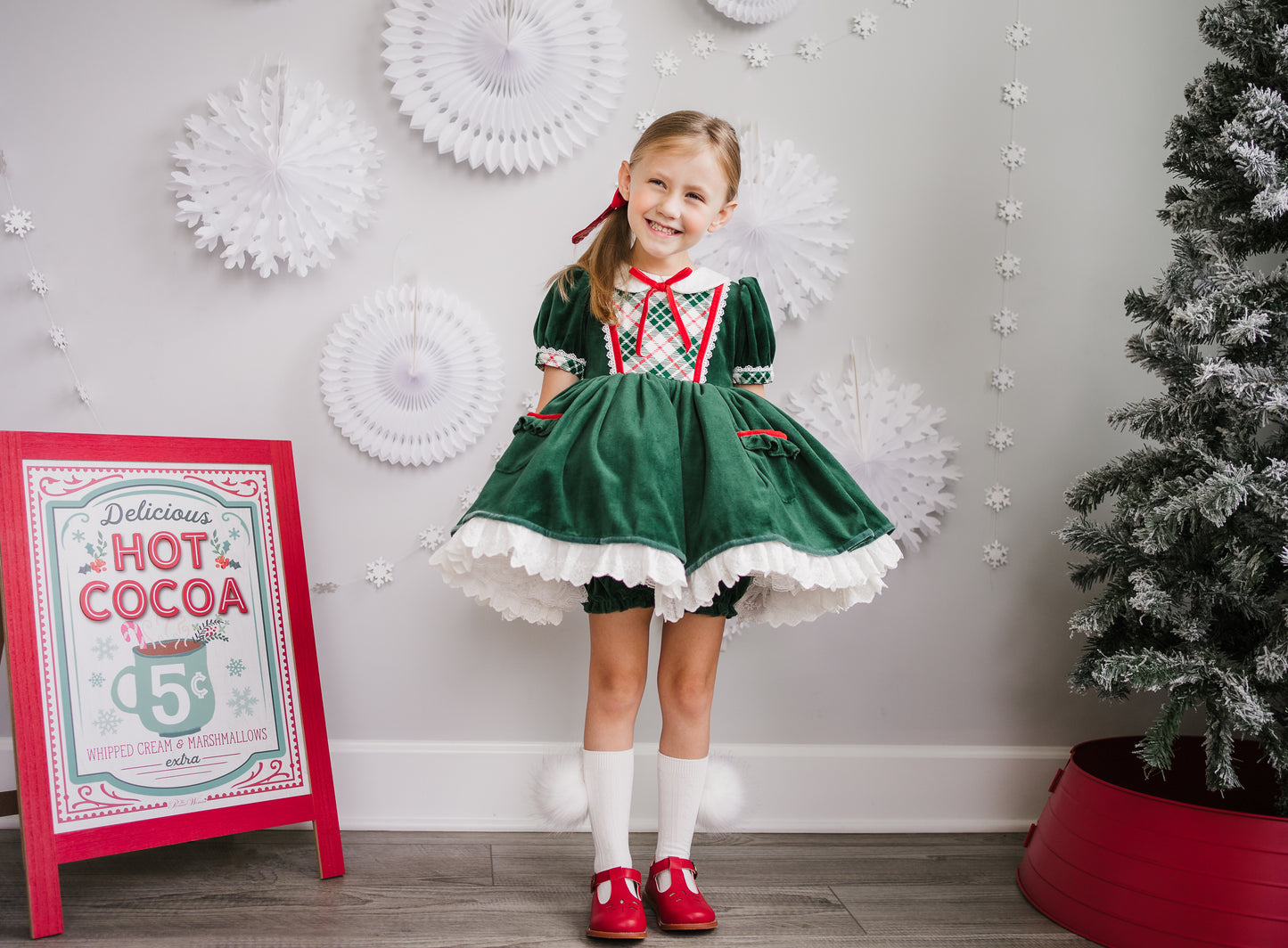 Vintage Velvet Noel Pettiskirt dress