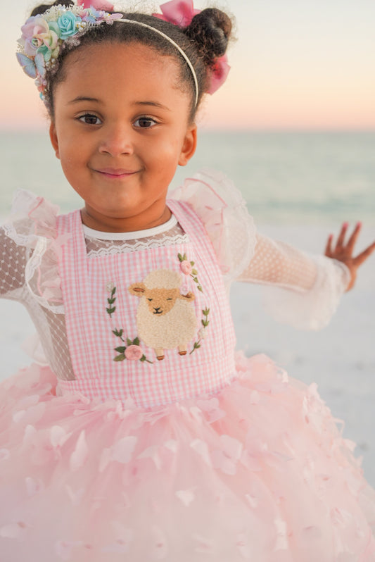 Lola's Little Lamb Pettiskirt Dress - PREORDER