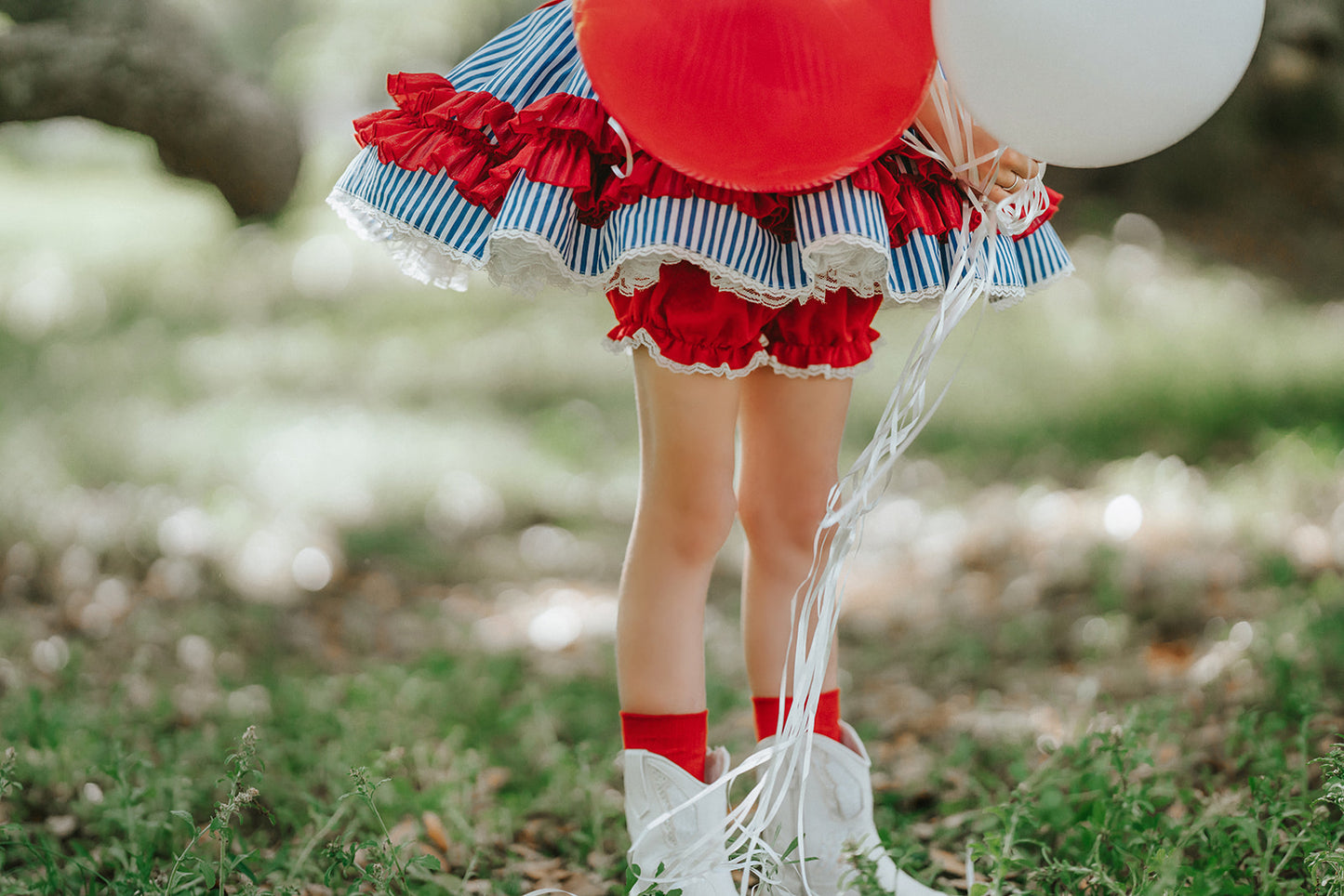 Gnome of the Brave Patriotic dress Ready To Ship