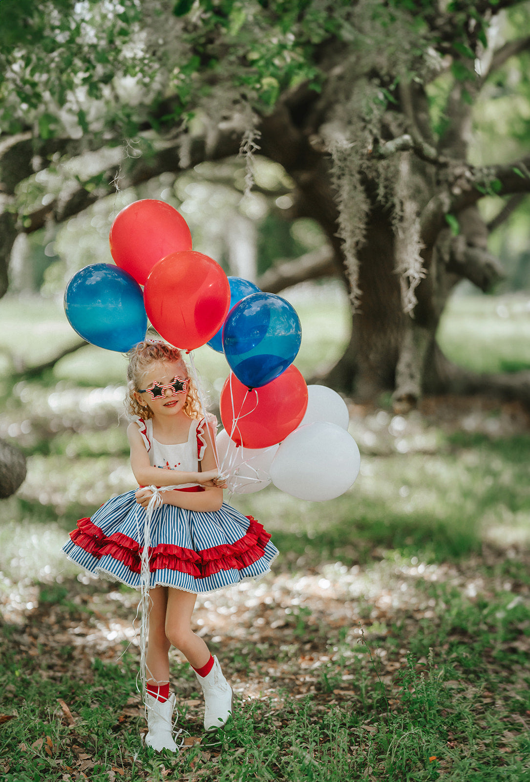 Gnome of the Brave Patriotic dress Ready To Ship