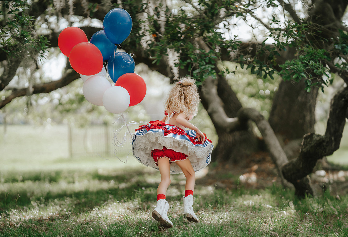Gnome of the Brave Patriotic dress Ready To Ship