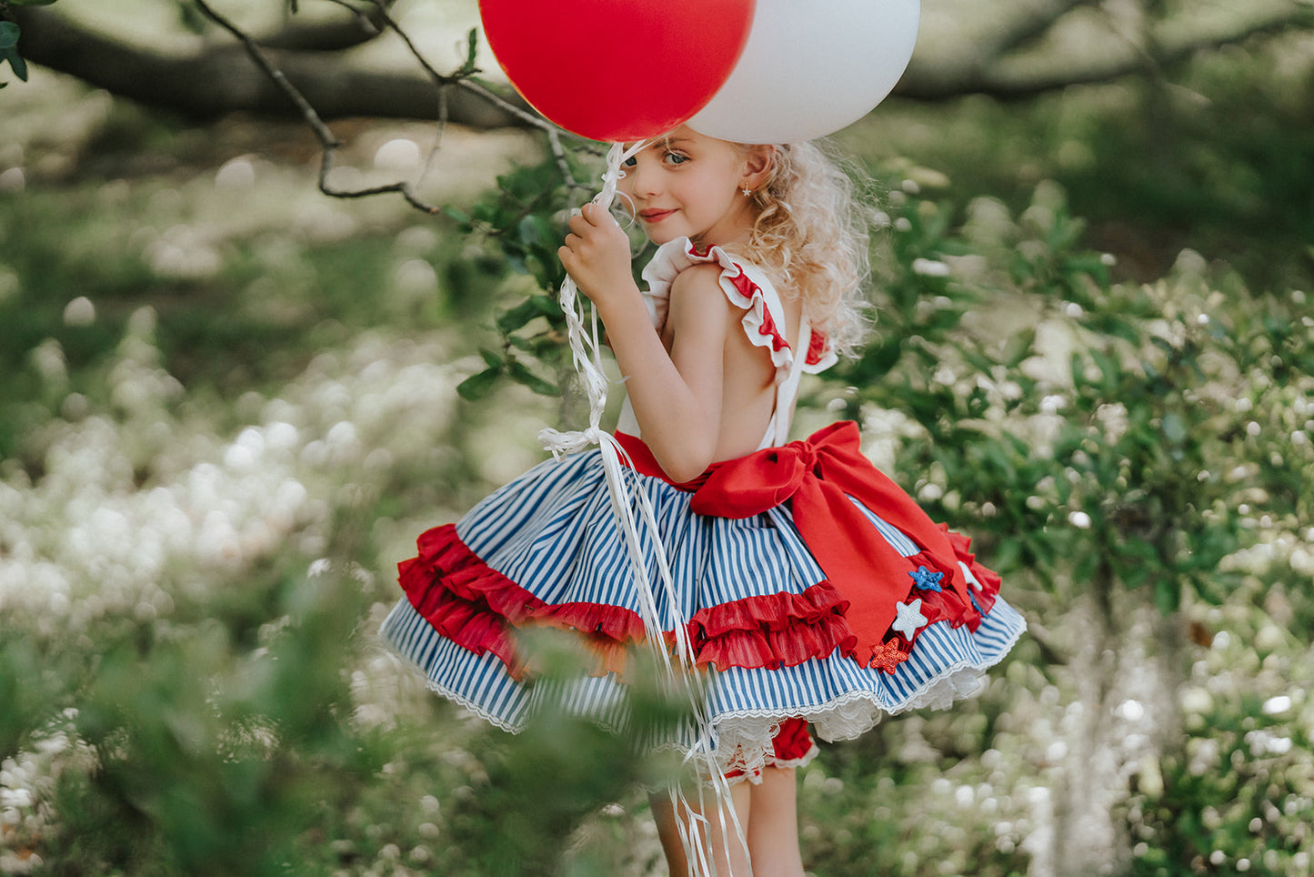 Gnome of the Brave Patriotic dress Ready To Ship
