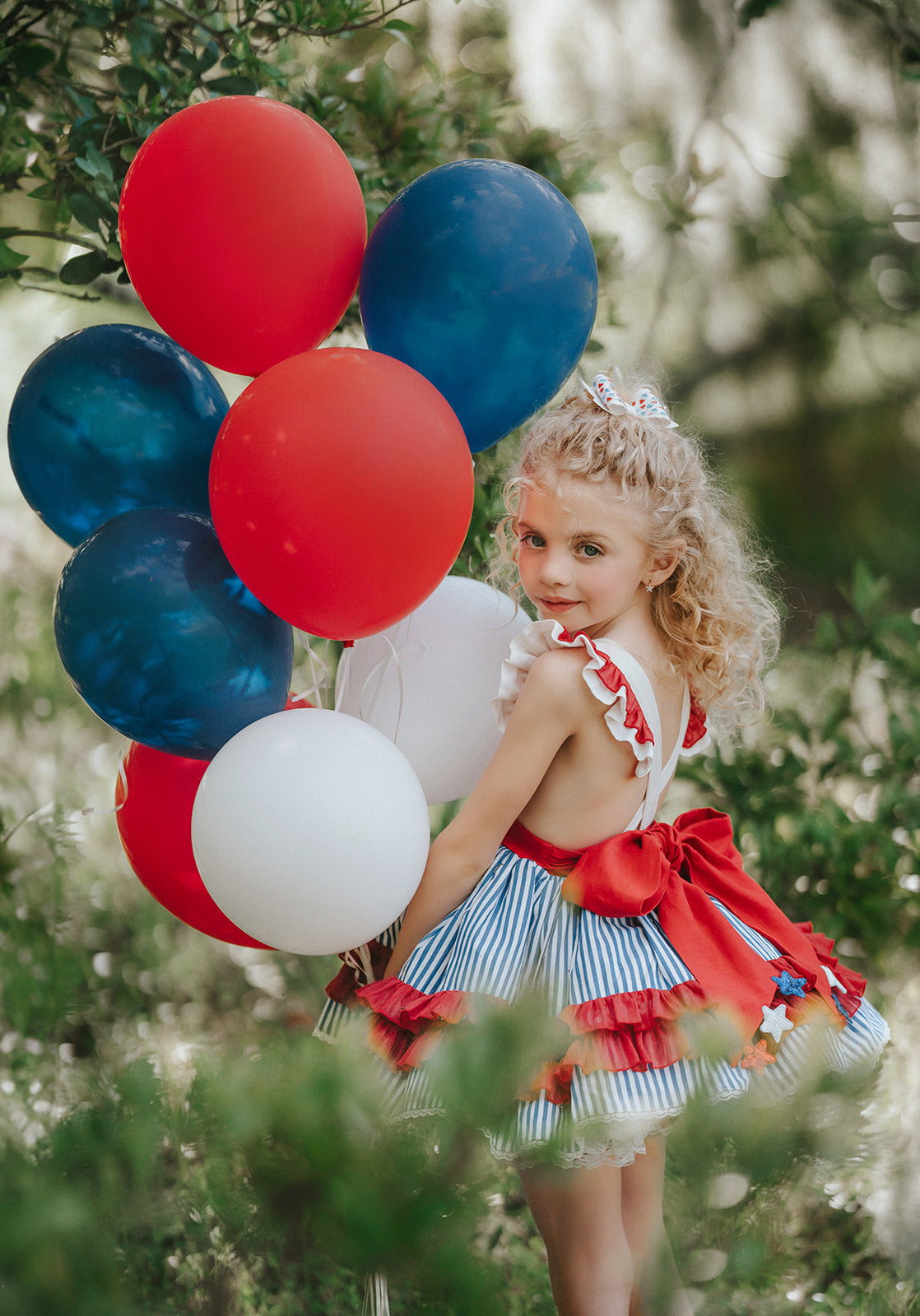 Gnome of the Brave Patriotic dress Ready To Ship