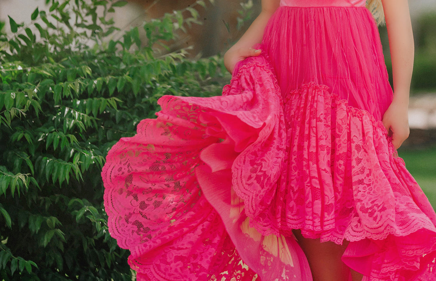 Coastal Sunset Rae Margaux Maxi High Low - PREORDER