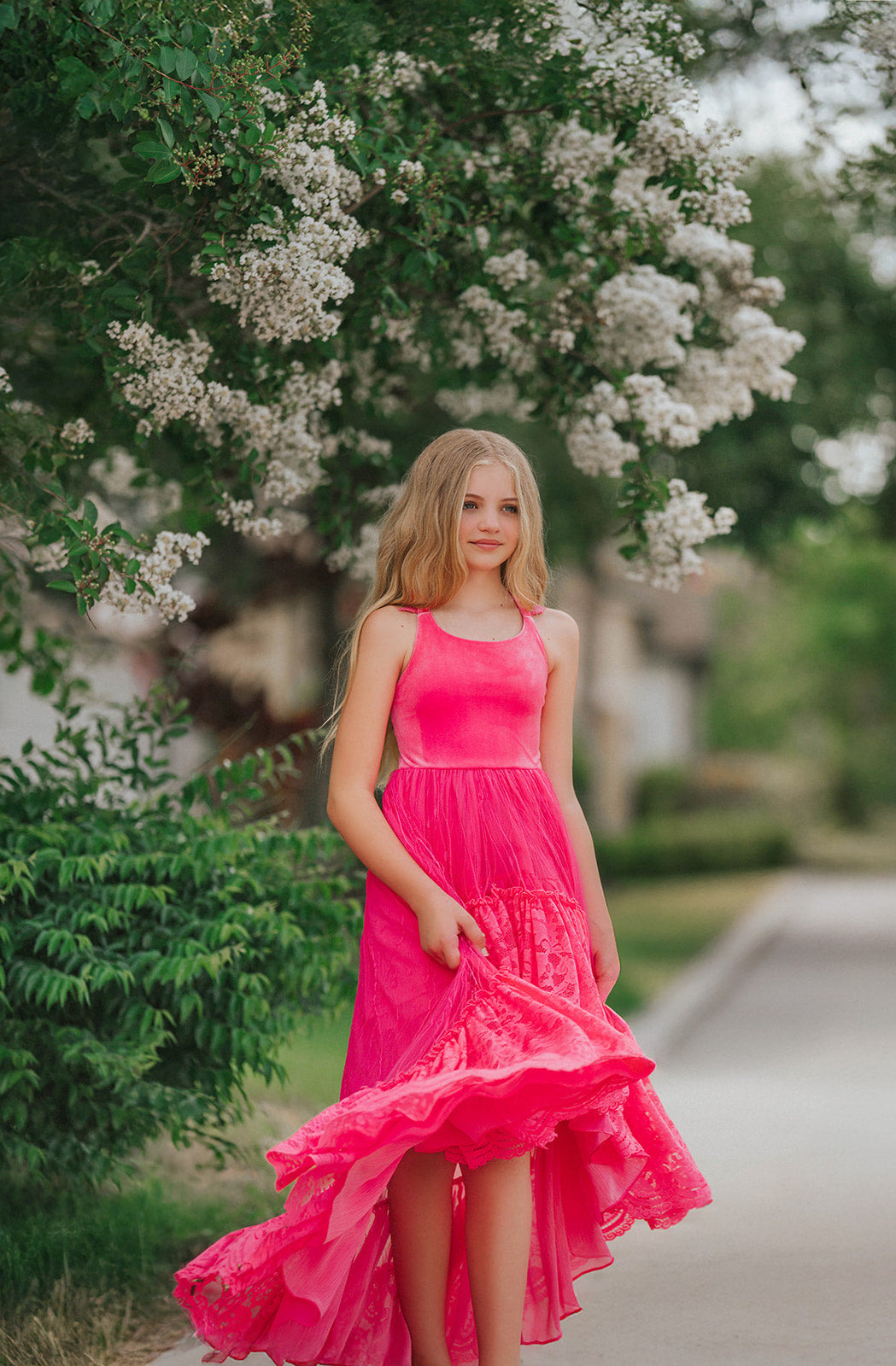 Coastal Sunset Rae Margaux Maxi High Low - PREORDER