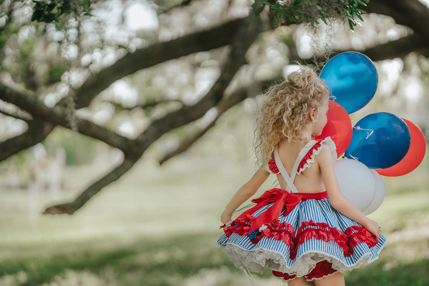 Gnome of the Brave Patriotic dress Ready To Ship