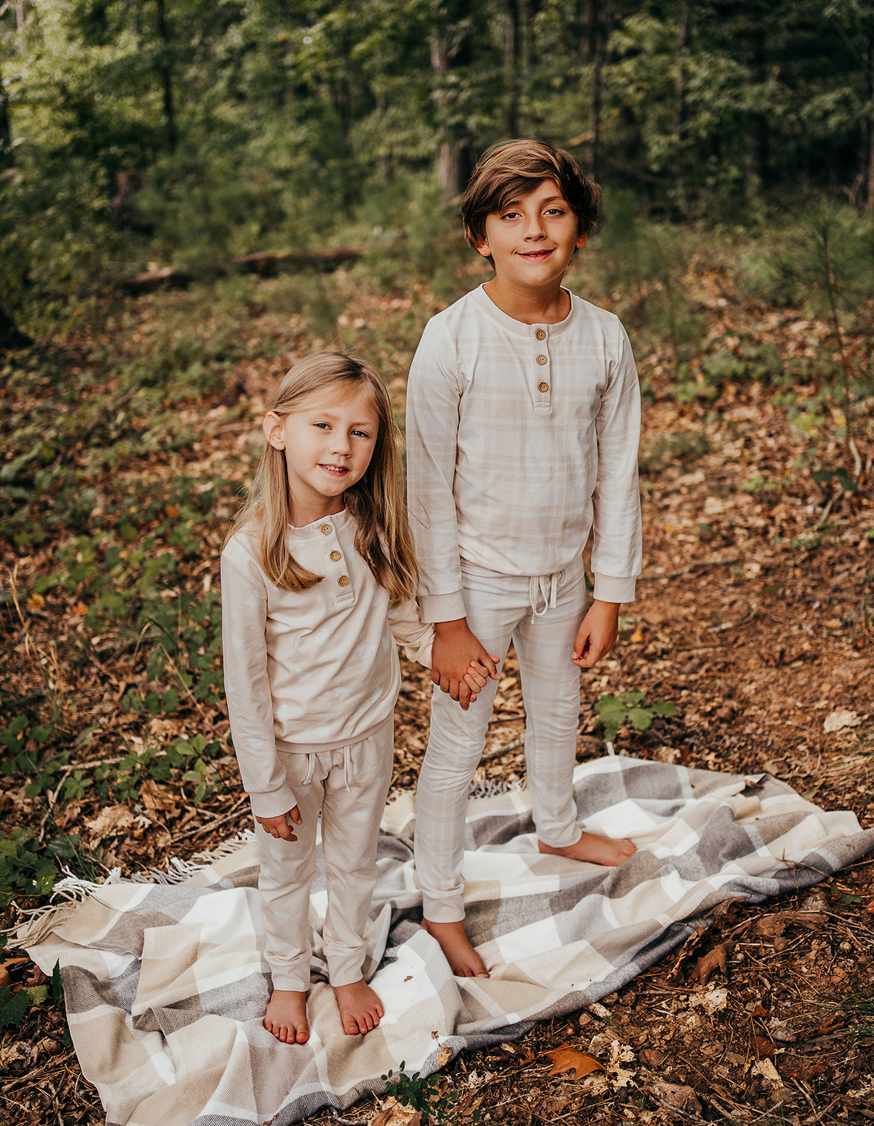 Cozy Winter Retreat- Snowy TREE Farm - Girls/Boys set