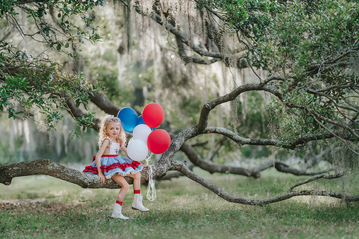 Gnome of the Brave Patriotic dress Ready To Ship