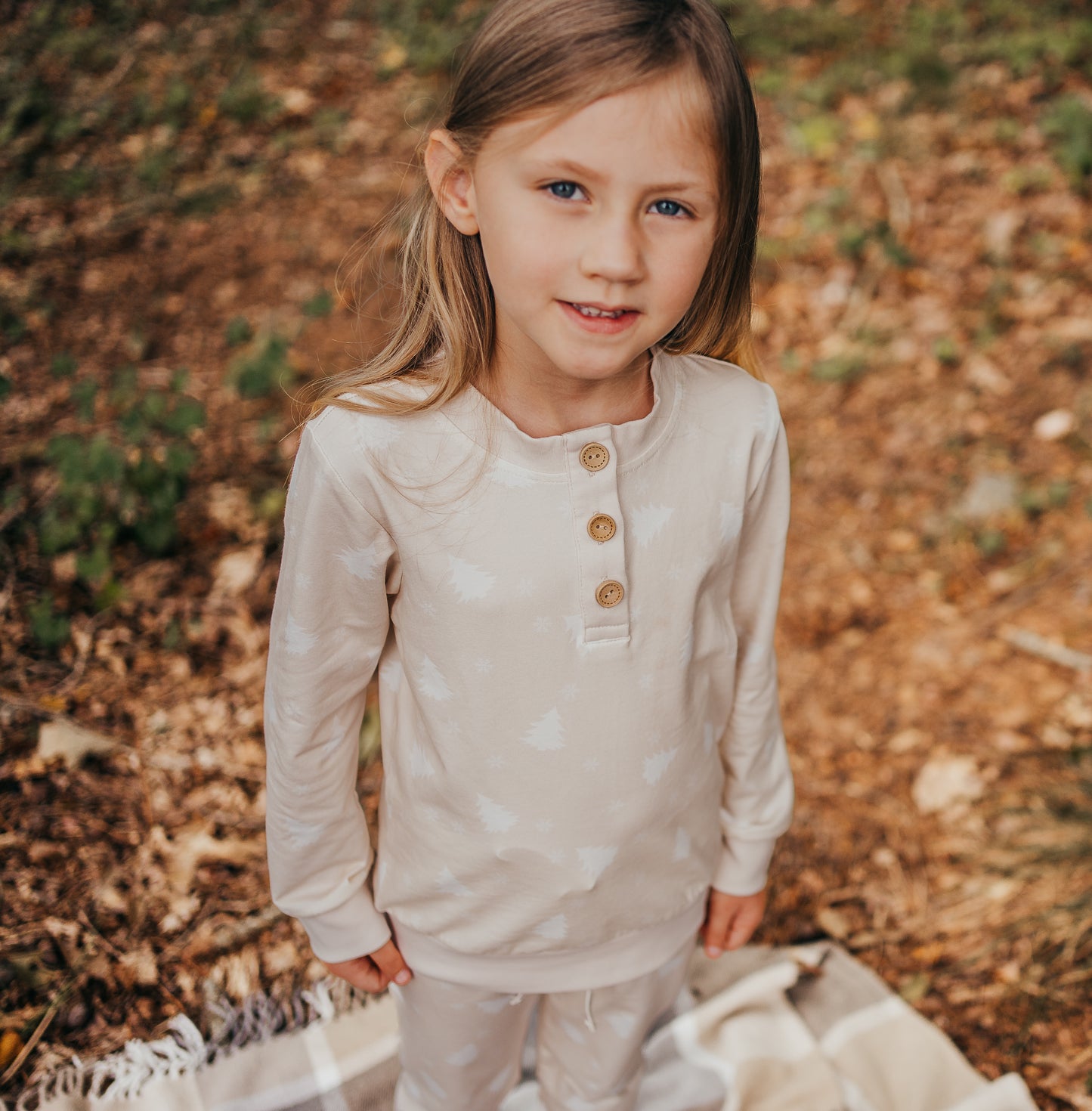 Cozy Winter Retreat- Snowy TREE Farm - Girls/Boys set
