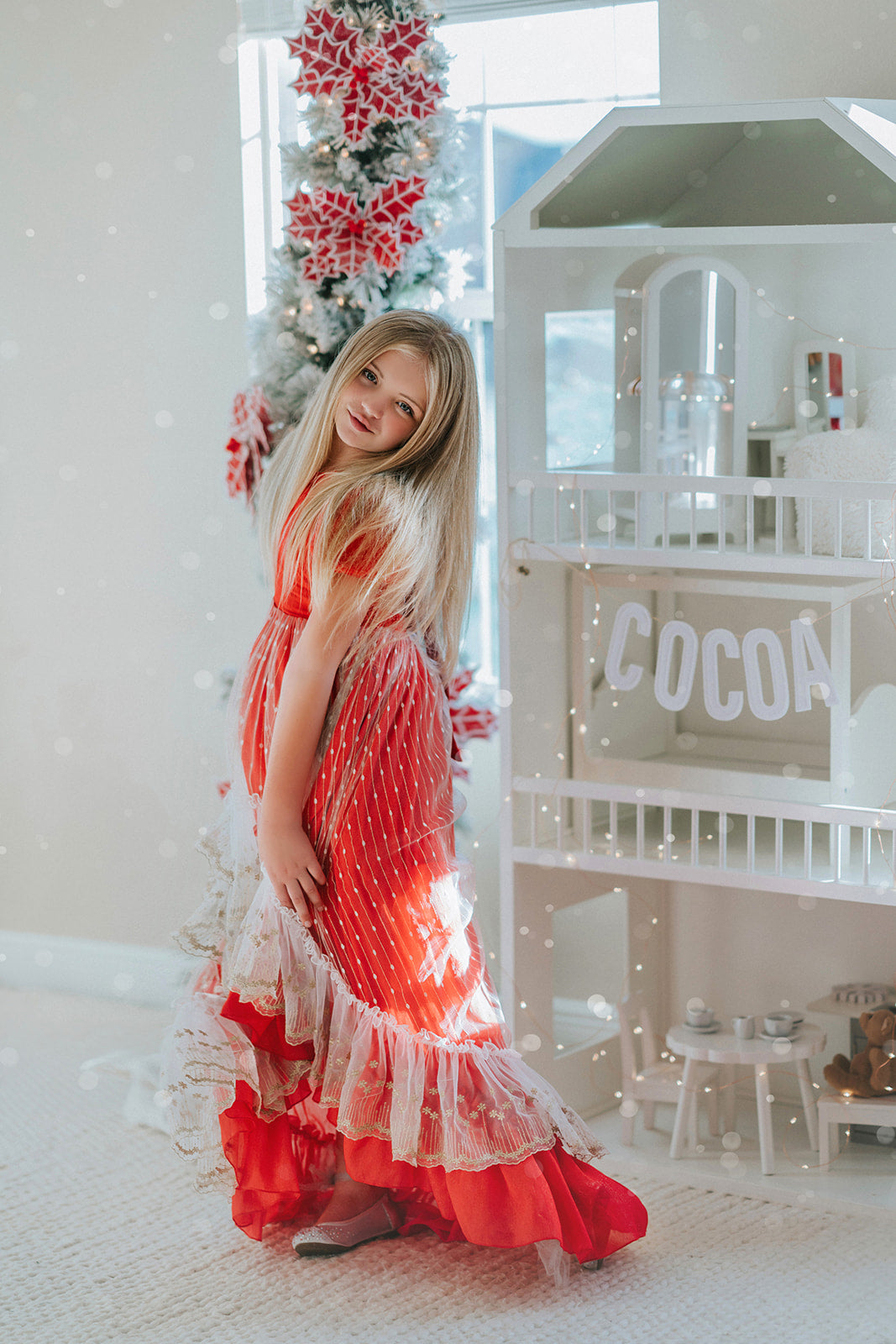 Madeline's Enchanted Ruby Holiday dress - READY TO SHIP