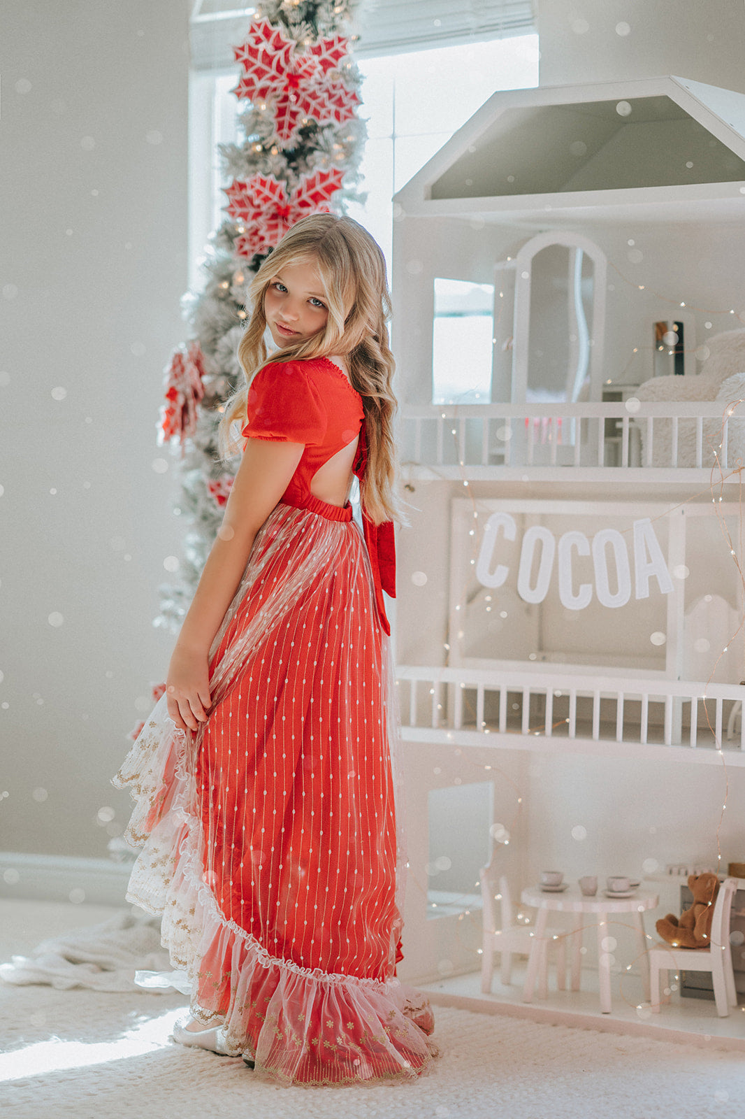 Madeline's Enchanted Ruby Holiday dress - READY TO SHIP